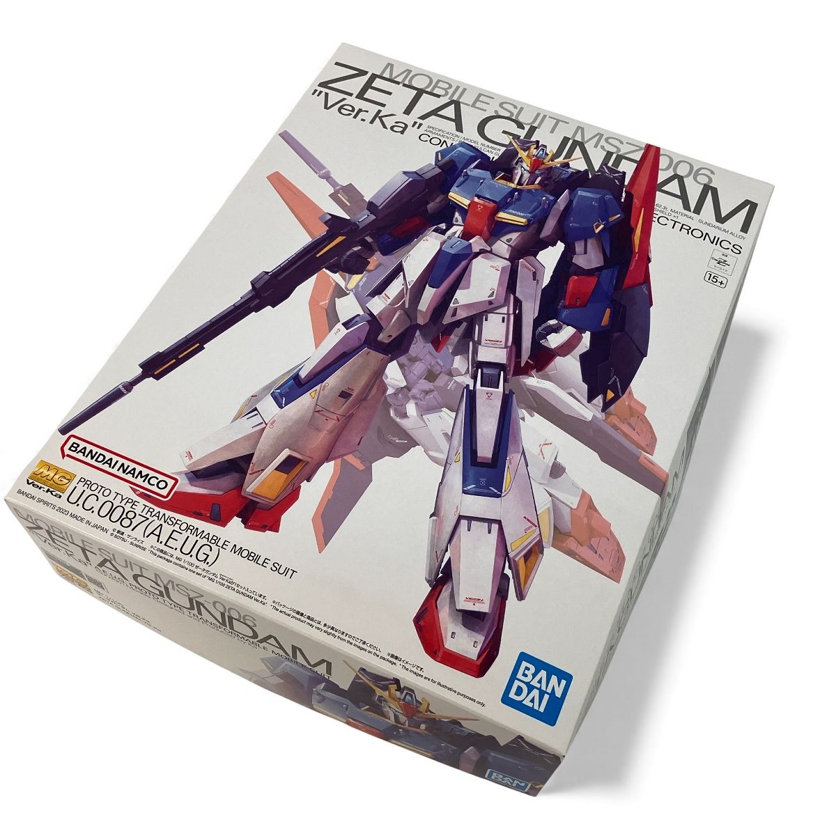 BANDAI MG ZETA GUNDAM Ver Ka プラモデル 機動戦士Zガンダム 未組立