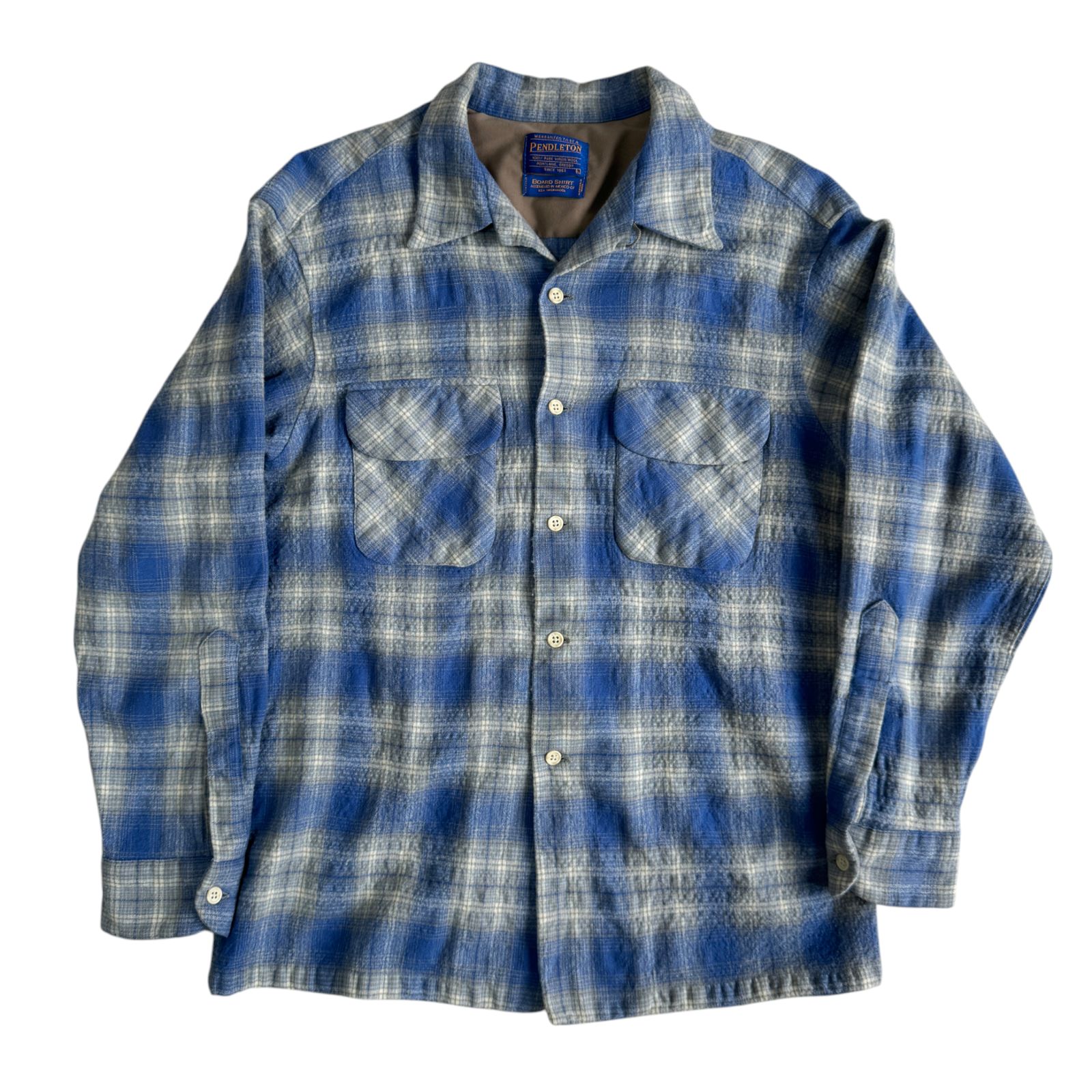 00s Pendleton ペンドルトン ボードシャツ BoardShirt Lサイズ ブルー