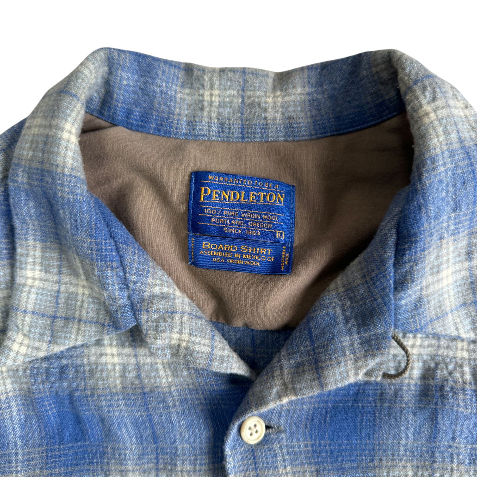 00s Pendleton ペンドルトン ボードシャツ BoardShirt Lサイズ ブルー