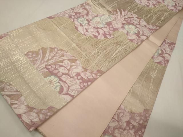 平和屋着物◎六通柄袋帯 辻が花 金糸 正絹 逸品 CABA0006oy - メルカリ