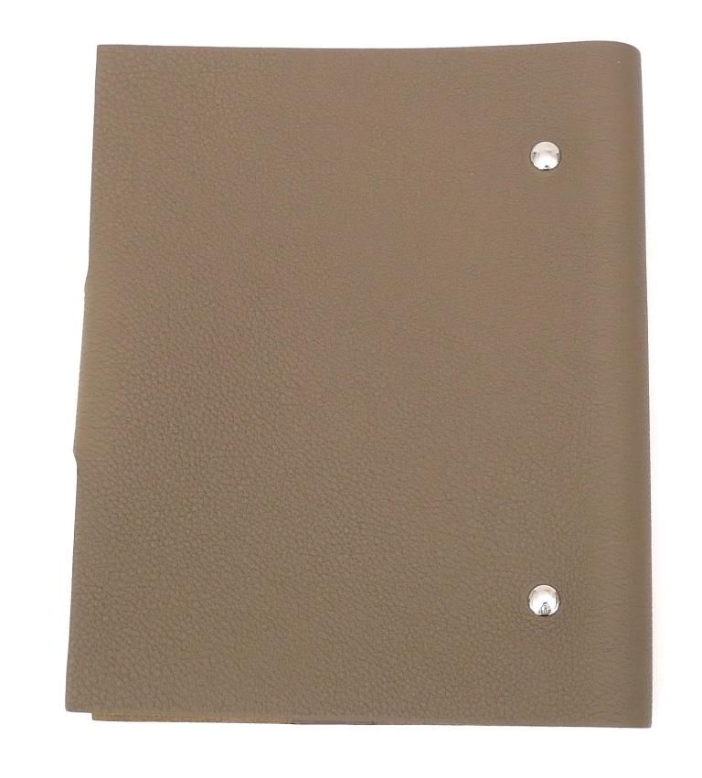 エルメス HERMES ユリスMM ノートカバー W刻印 無地レフィル付き エトゥープ