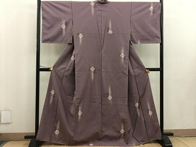 平和屋着物○上質な紬 とんぼ 蜻蛉 正絹 逸品 AABC9719ph