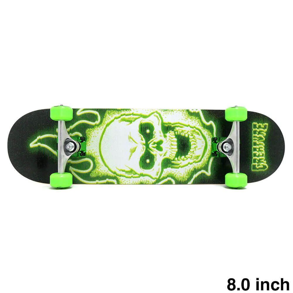 防水ケース付き CREATURE クリーチャー コンプリートセット スケートボード完成品 BONEHEAD GLITCH FULL 8.0 スケートボード スケボー