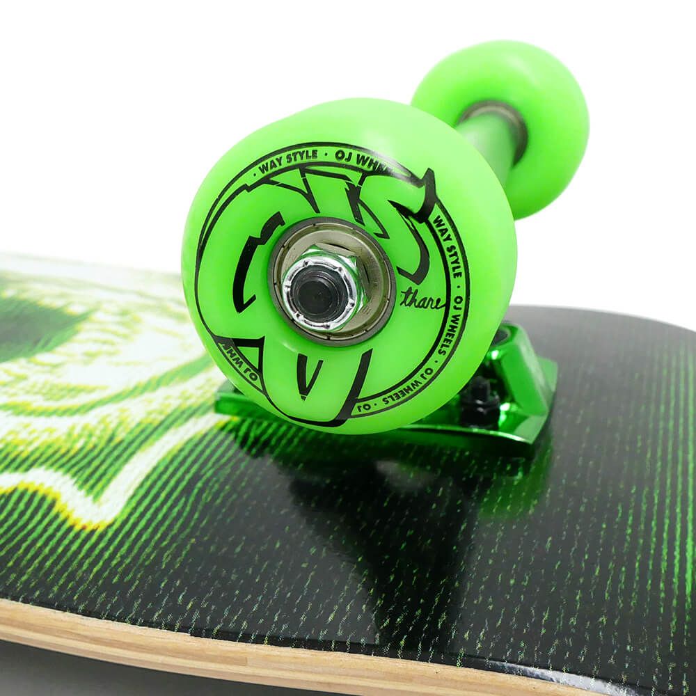 防水ケース付き クリーチャー コンプリートセット スケートボード完成品 GLITCH FULL 8.0 スケートボード スケボー