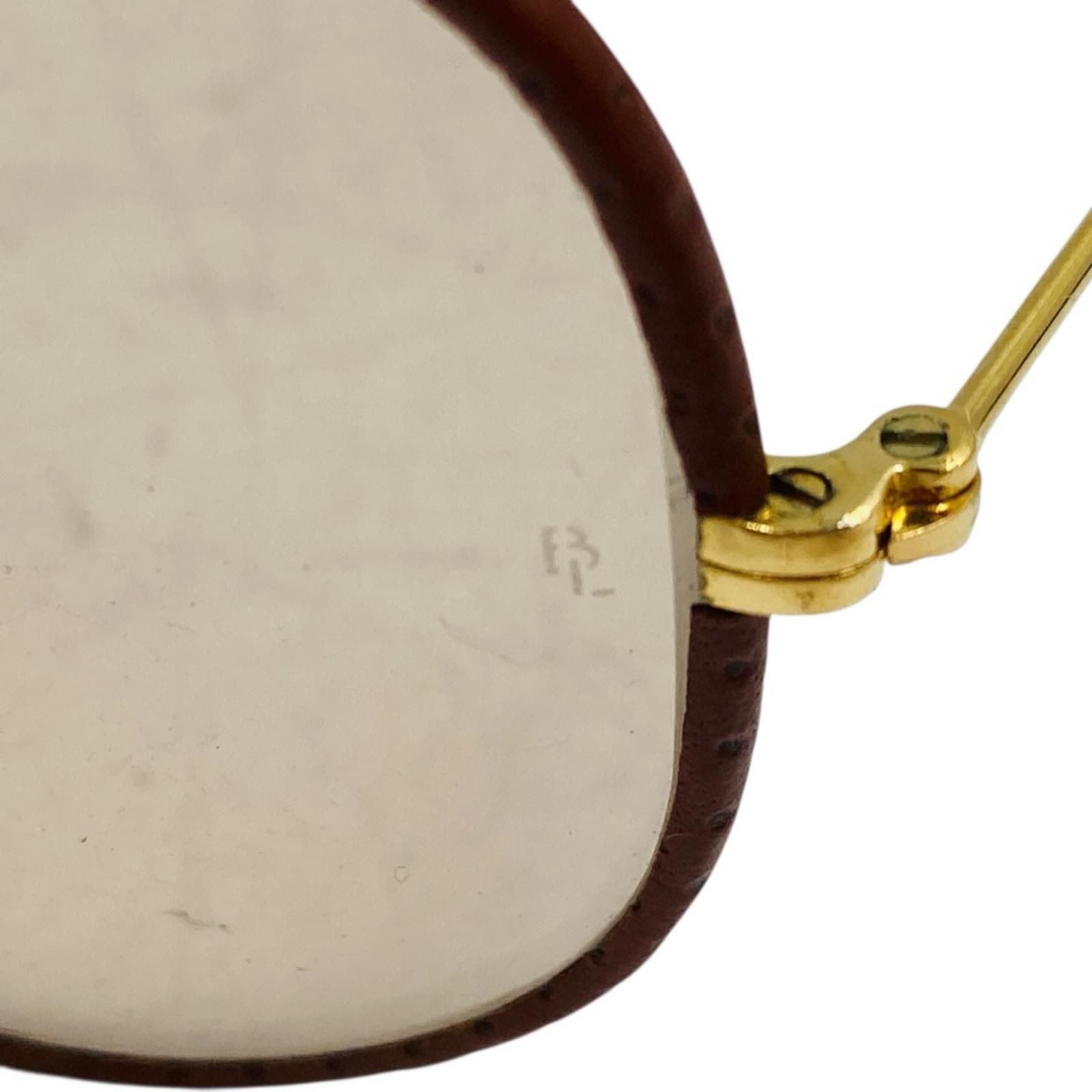 Ray-Ban ヴィンテージ サングラス ブラウンレンズボシュロム 革巻き