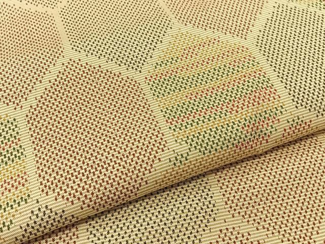 平和屋着物□本場大島紬 亀甲文様 証紙付き 正絹 逸品 未使用