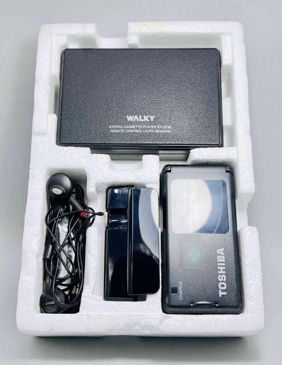MR-01485 TOSHIBA Walky KT-G780 カセットプレーヤー AUTO REVERS 実用OK