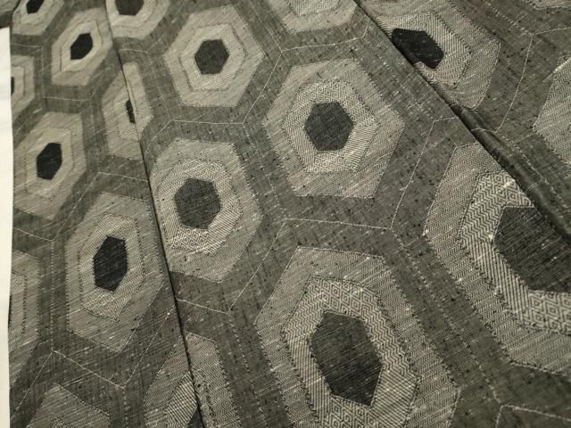 平和屋着物□上質な紬 亀甲文 正絹 逸品 AABC5262sx - メルカリ