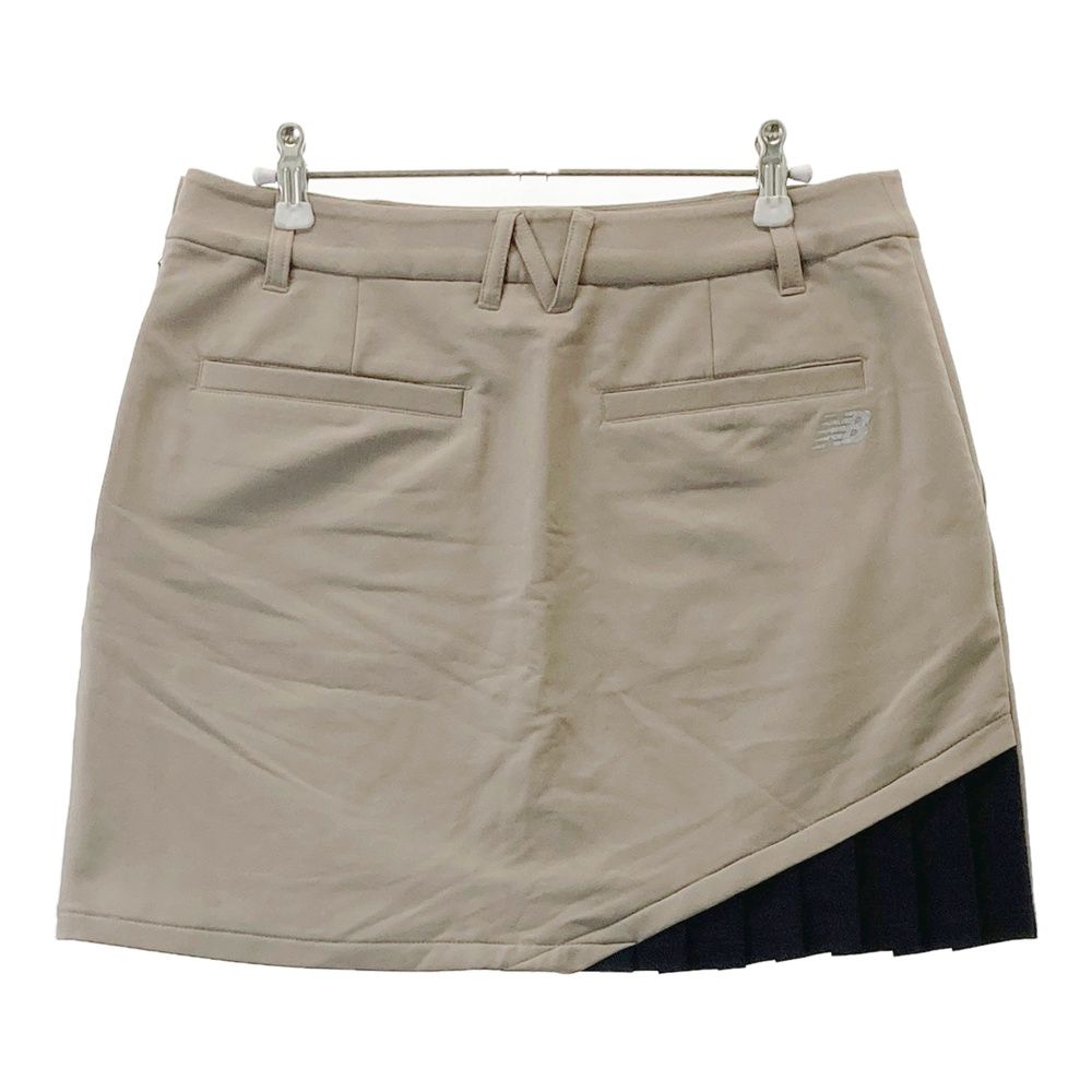 ニューバランス　ゴルフスカート サイズ2 プリーツスカート　ベージュ サイズ：2 NEW BALANCE GOLF ニューバランス 2023年モデル ストレッチ