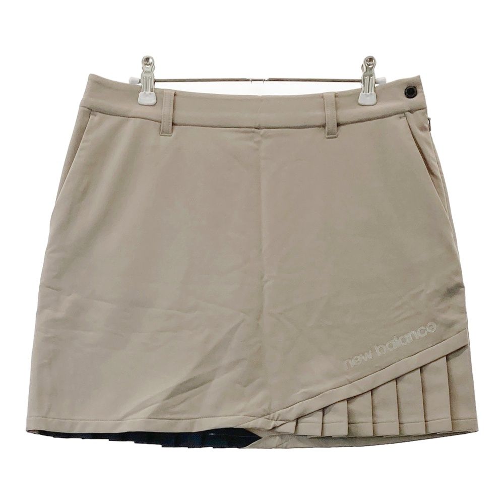 ニューバランス　ゴルフスカート サイズ2 プリーツスカート　ベージュ サイズ：2 NEW BALANCE GOLF ニューバランス 2023年モデル ストレッチ