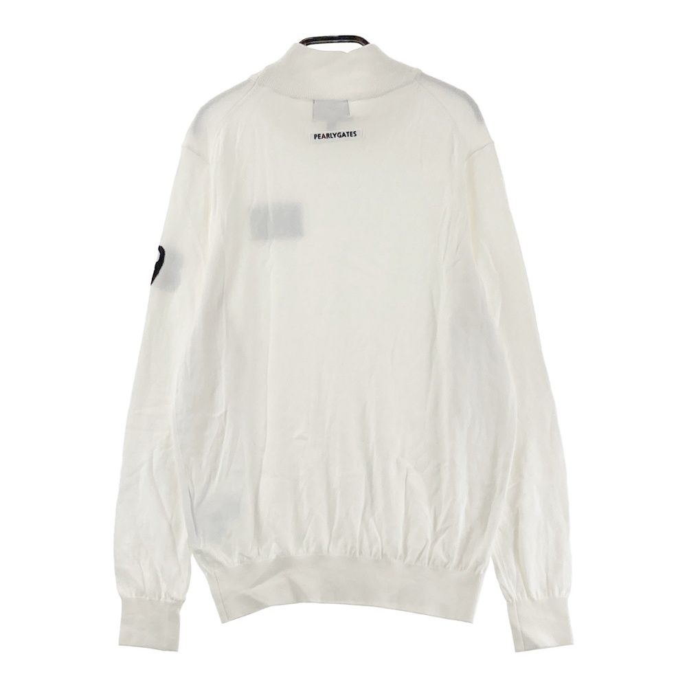 サイズ 1 PEARLY GATES パーリーゲイツ ニット セーター ホワイト系 ゴルフウェア レディース ストスト