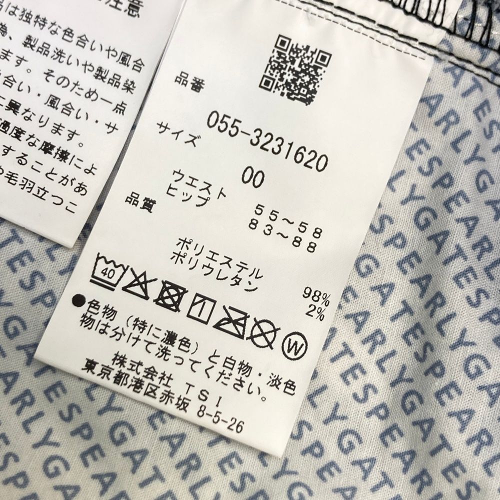  サイズ 00 PEARLY GATES パーリーゲイツ パンツ 総柄 ブラック系 ゴルフウェア レディース ストスト パンツ レディースウェア