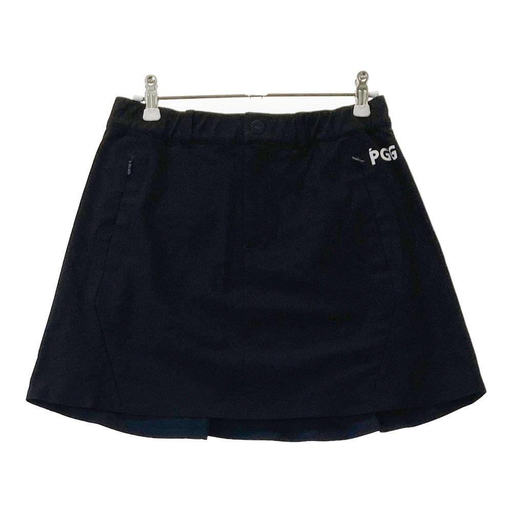 サイズ 0 PGG PEARLY GATES パーリーゲイツ スカート ブラック系 ゴルフウェア レディース ストスト