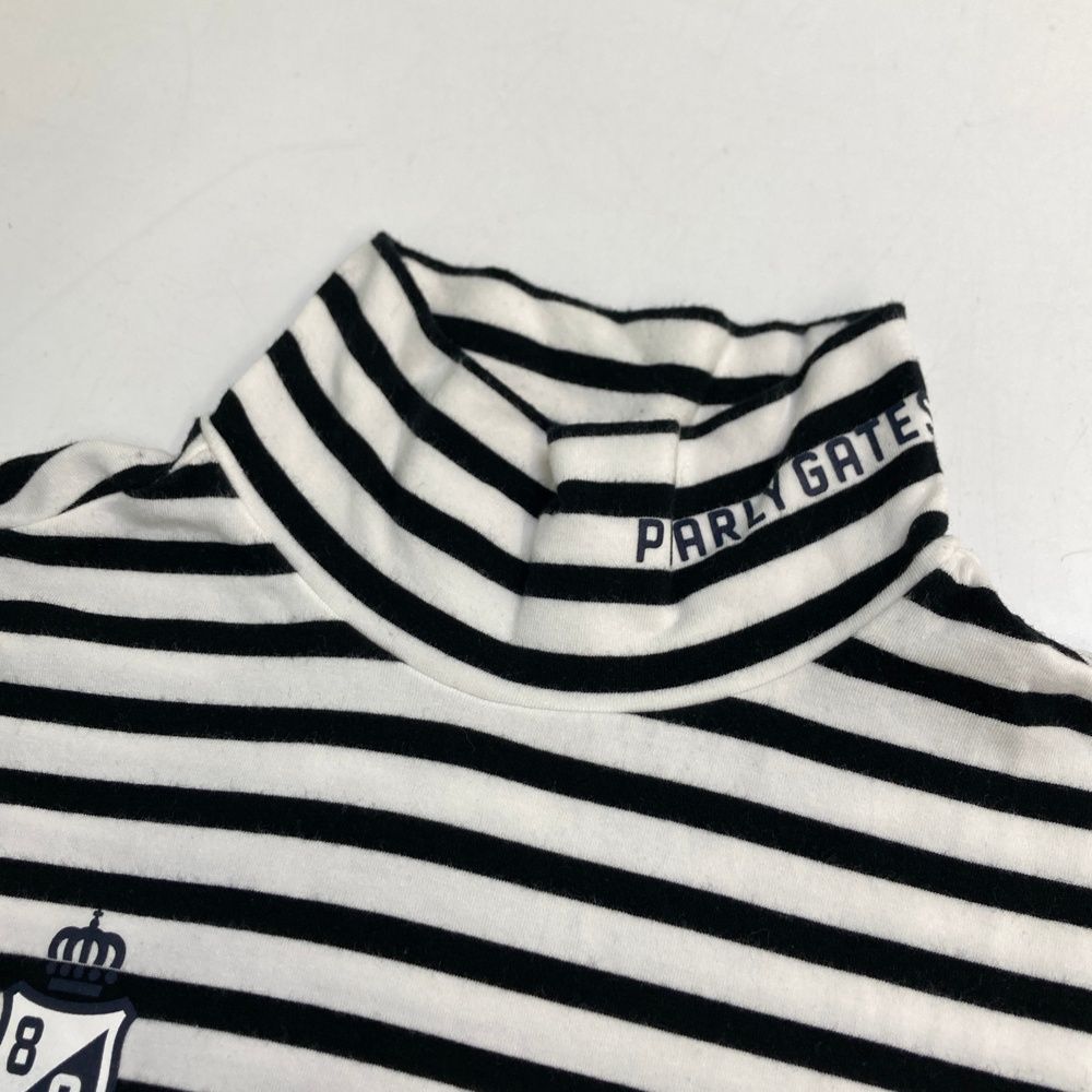 サイズ：0 PEARLY GATES パーリーゲイツ ハイネック長袖Tシャツ