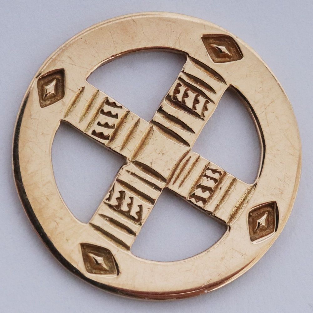 TARO WASHIMI K18 medicine wheel ゴールド