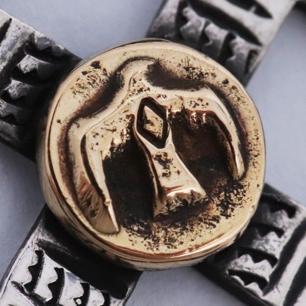 TARO WASHIMI メディスンホイール 18金イーグルメタル シルバー - メルカリ