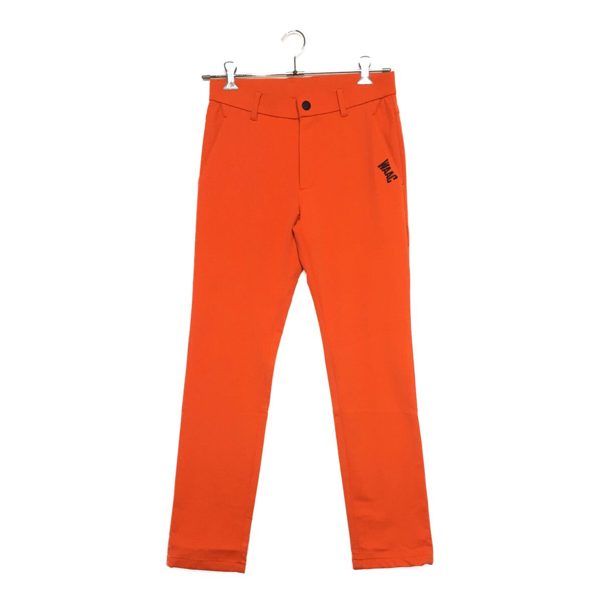 メンズ ワック WAAC パンツ 1 S オレンジ 高ストレッチ シンプル 裏微起毛