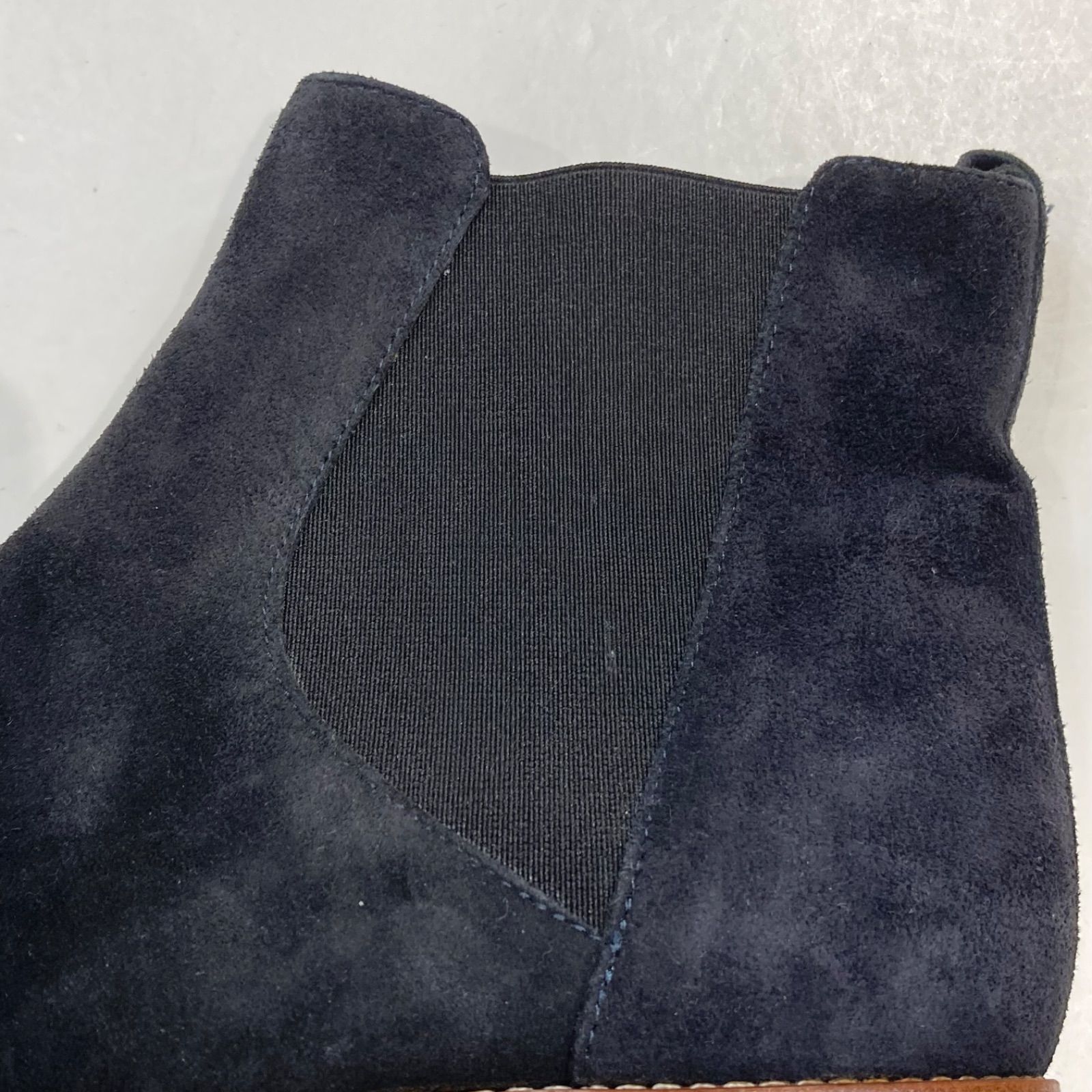  FABIO RUSCONI ファビオルスコーニ サイドゴアブーツ ブラック スウェード サイズ 36 23〜23.5 cm ショートブーツ フラット カジュアル レディース 秋 ゴーゴー古 2451 サイドゴアブーツ ブーツ