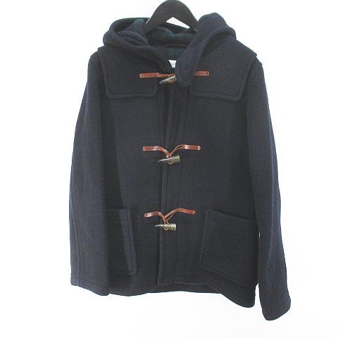 オーチバル ORCIVAL オーシバル ダッフルコート ミディアム丈 3 紺系 ネイビー トグルボタン ポケット 毛 ウール 無地