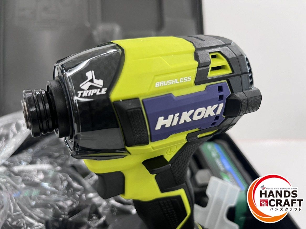 ハイコーキ HIKOKI コードレスインパクトドライバ WH36DD 2XHYSZ バッテリ×2 充電器付き 純正品