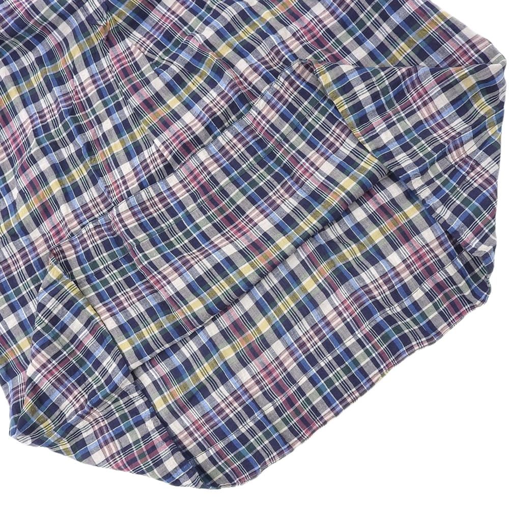  45 R フォーティファイブ アール リネンマドラスのフ Mドレス ワンピース レディース マルチ ― その他 ワンピース