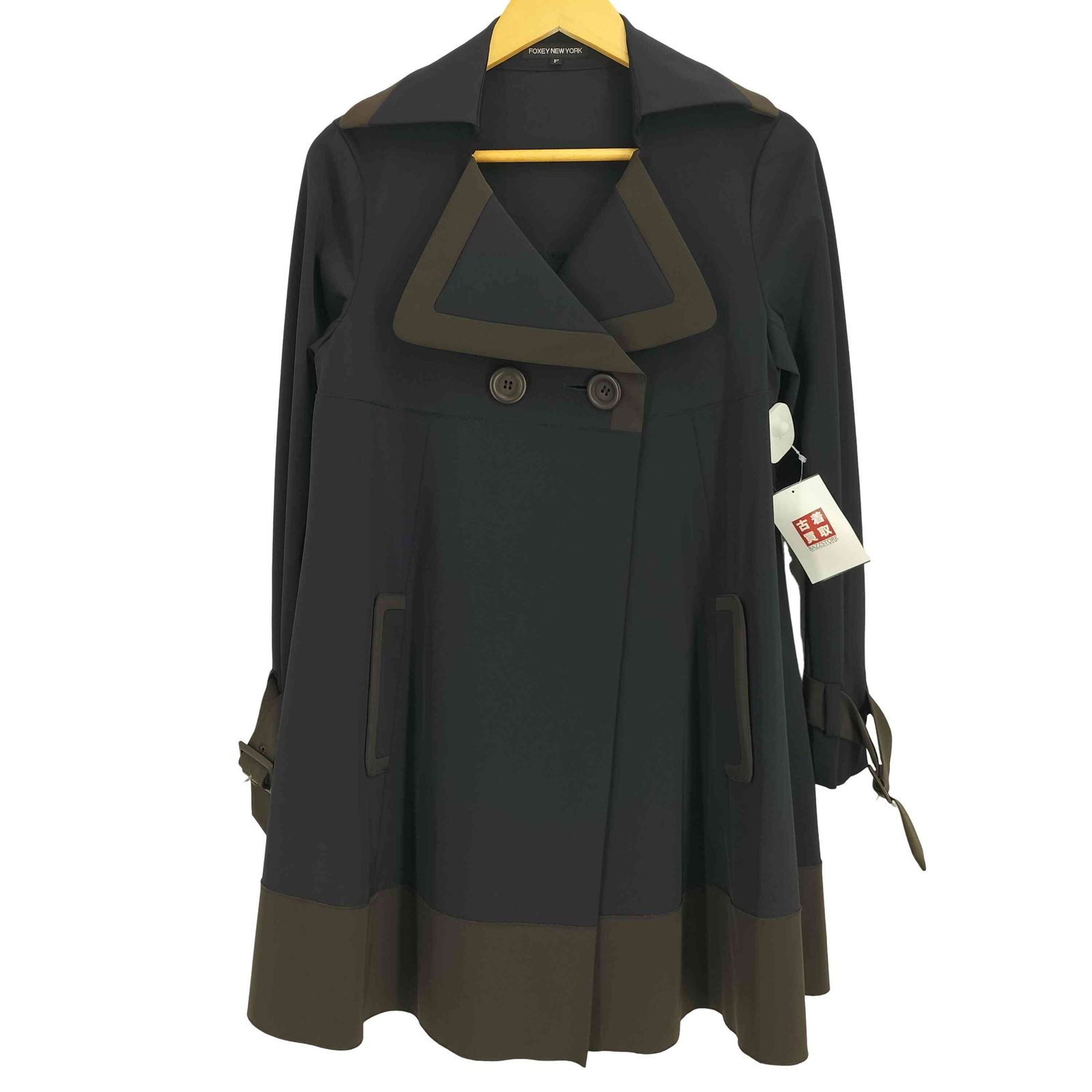 フォクシーニューヨーク FOXEY NEW YORK ダブルブレスト ショートコート レディース