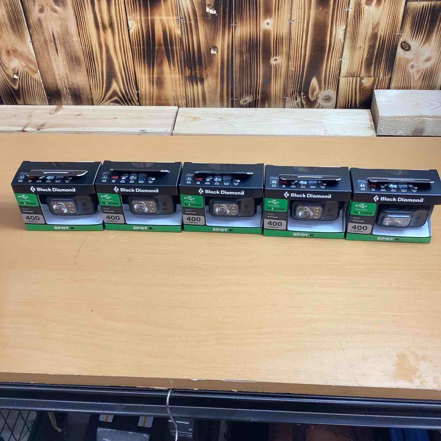 Black Diamond スポット400-R グラファイト 防水機能付き 5個セット 86 グラム軽量型 越谷店