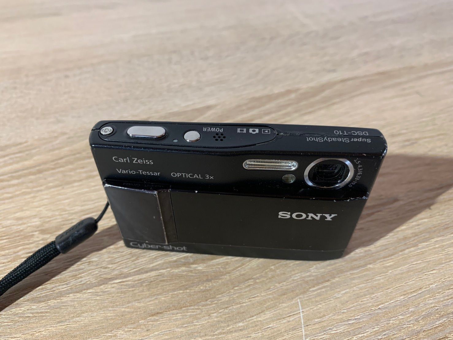 6537 Sony ソニー Cyber-shot DSC-T10 ブラック デジカメ 動作確認済み