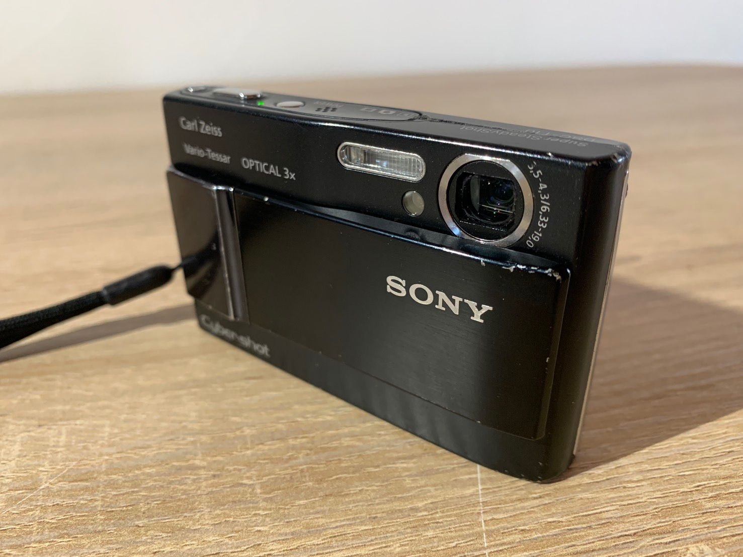 6537 Sony ソニー Cyber-shot DSC-T10 ブラック デジカメ 動作確認済み