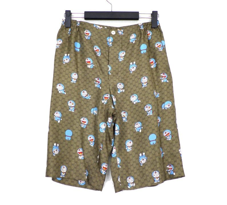 ドラえもん GUCCI ハーフパンツ 50周年記念 限定品 グッチ GUCCI × ドラえもん DORAEMON 【 649062 ZAGSH 】 インター
