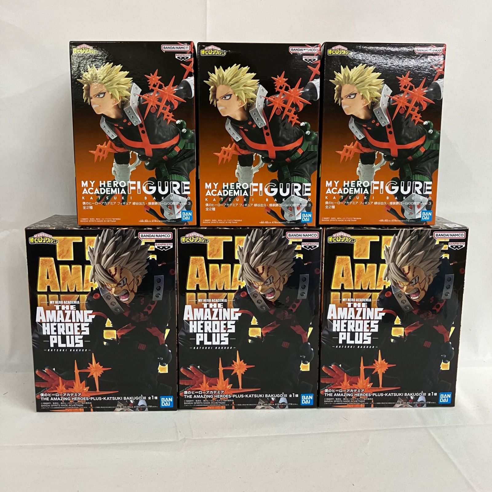 未開封 僕のヒーローアカデミア 爆豪勝己 フィギュア 6個セット SFJ286