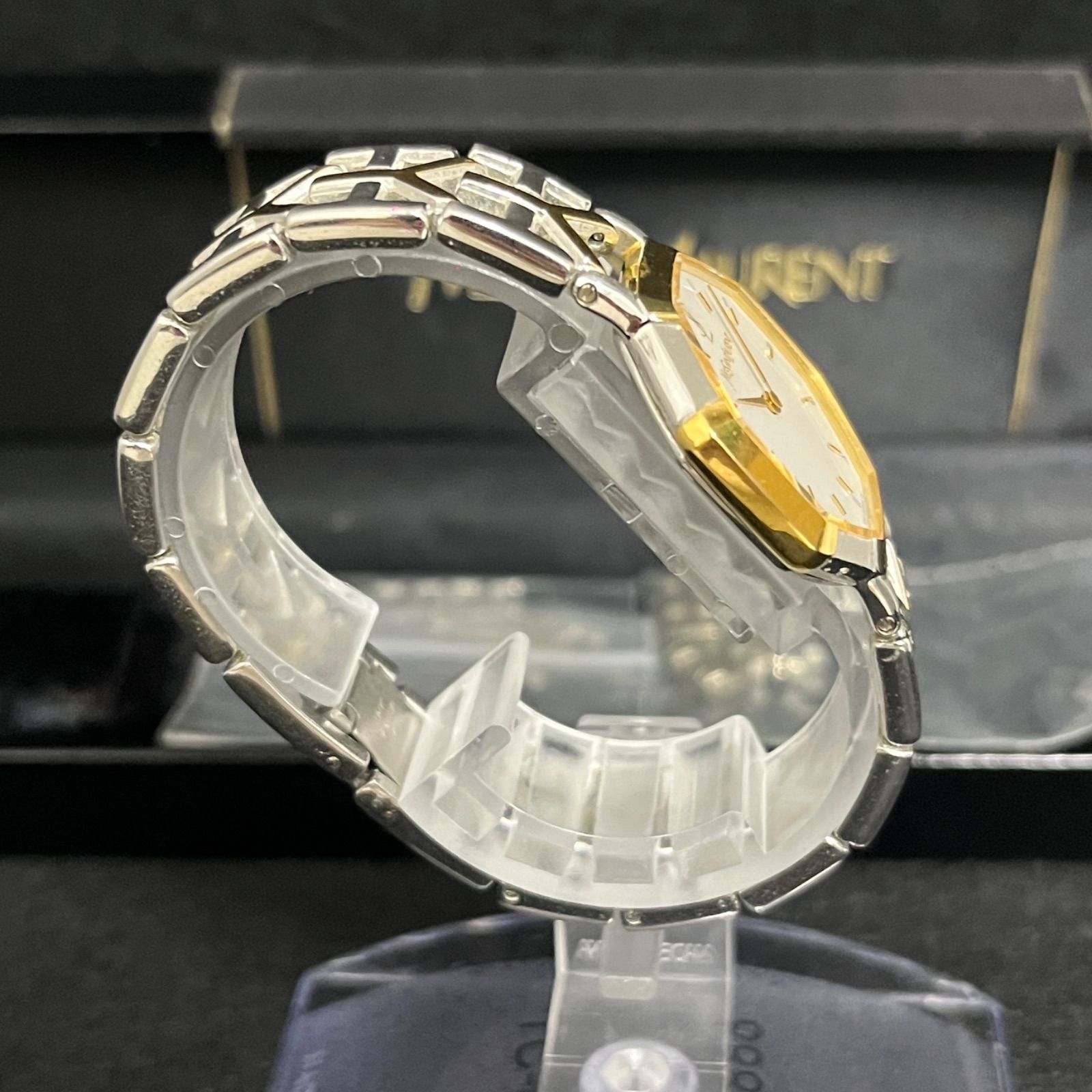 稼働品】Yves Saint Laurent イヴ・サンローラン腕時計 クォーツ