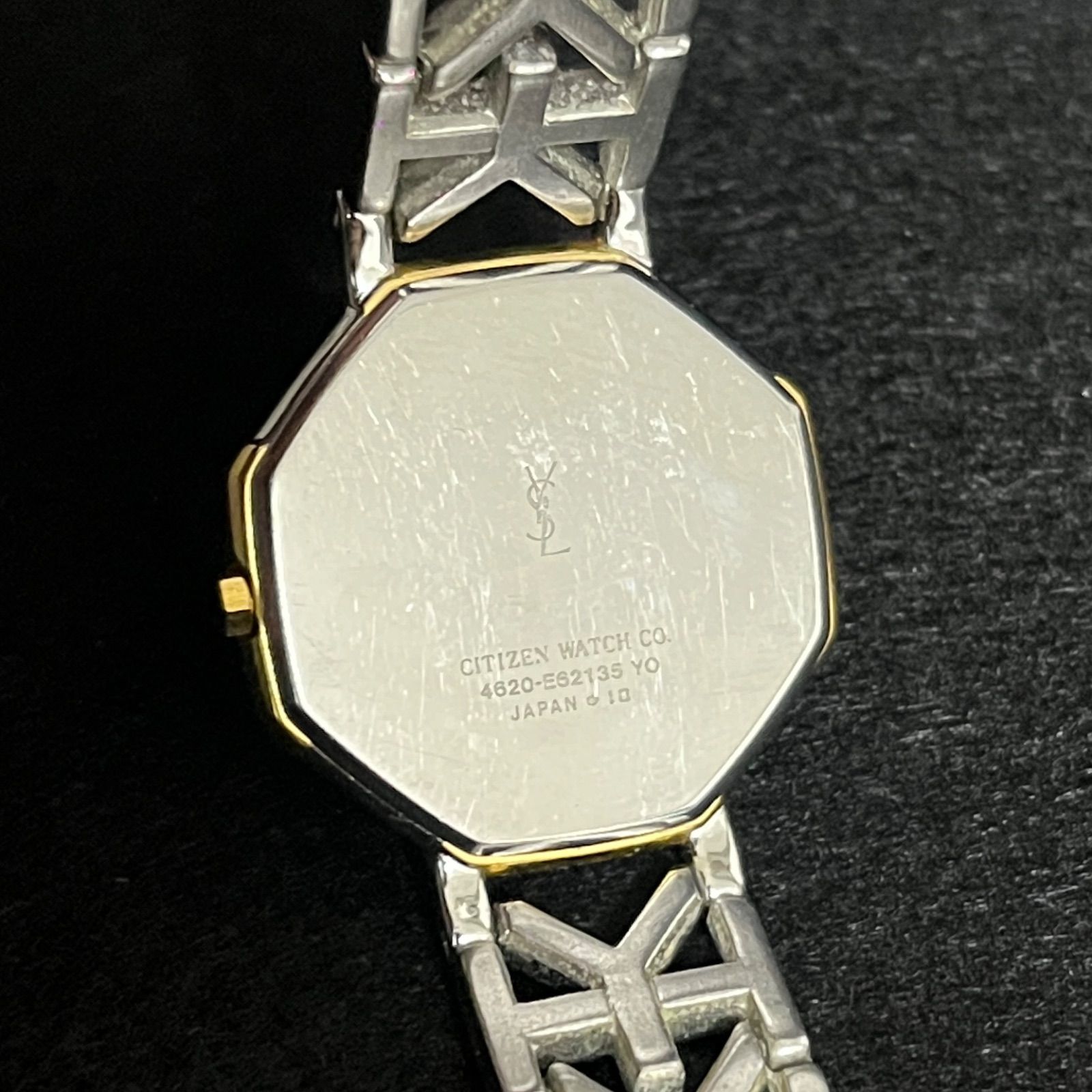 稼働品】Yves Saint Laurent イヴ・サンローラン腕時計 クォーツ