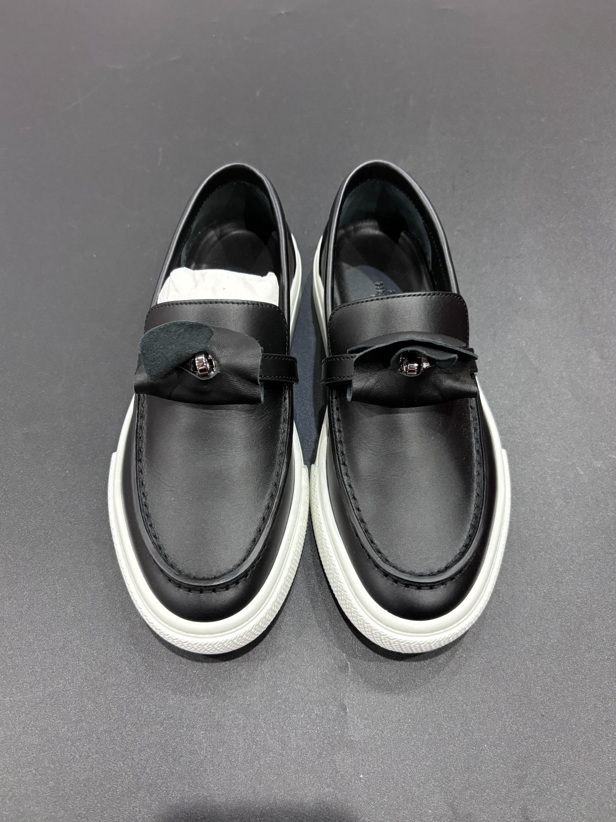 HERMES エルメス スニーカー ゲーム 37.5 ケリー 金具 バックル スニーカー D25082167