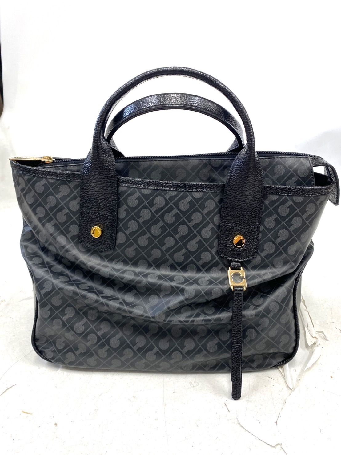 極美品 GHERARDINI ゲラルディーニ ハンドバッグ トートバッグ 黒