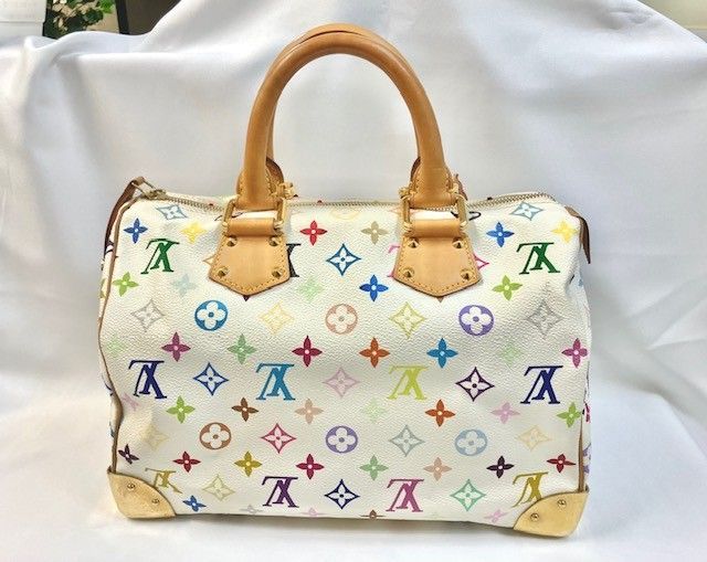 LOUIS VUITTON ルイヴィトン マルチ スピーディ30 ブロン M92643 村上隆 ボストンバッグ