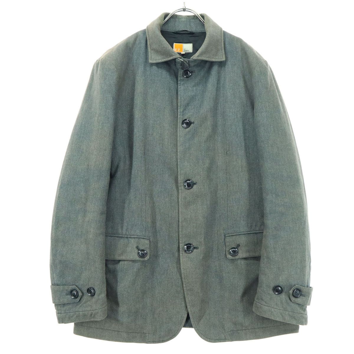 E.Z BY ZEGNA イージーバイゼニア 日本製 長袖 中綿ジャケット L 