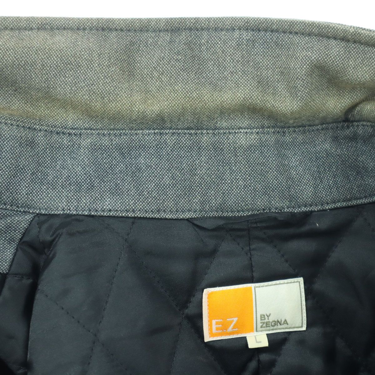 E.Z BY ZEGNA イージーバイゼニア 日本製 長袖 中綿ジャケット L 