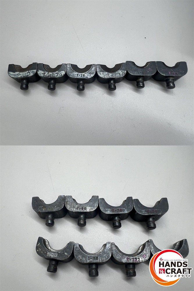 音楽 ジャンク品扱い現状品 泉精器 REC-150EM2 充電油圧式圧着工具 アタッチメント コマ多数付属 IZUMI コマのサイズ状態に記載 収納