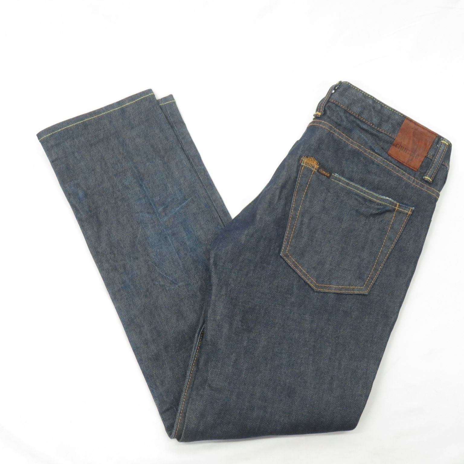 chimala ダメージ加工デニムパンツ ジーンズ