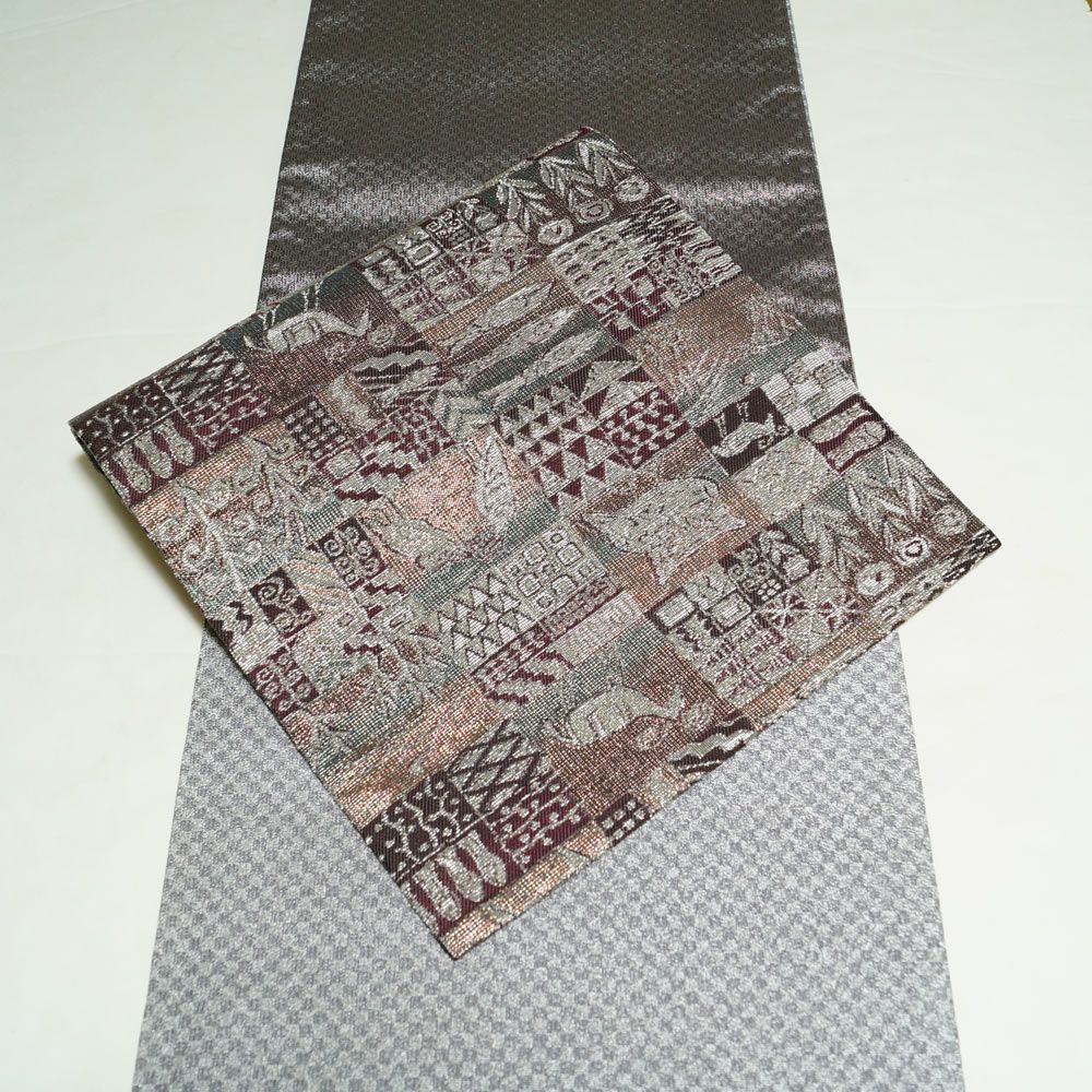 袋帯 中古 リサイクル 金華山 正絹 六通 帯匠 誉田屋源兵衛 A1085-12 特選 袋帯 中古 リサイクル 金華山 正絹 フォーマル 仕立て上がり 六通