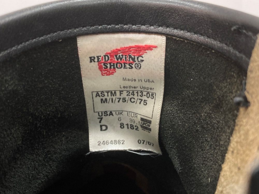 レッドウィング USA エンジニアブーツ 8182 2413-05 8 1/2 レッドウィング USA エンジニアブーツ 8182 2413-05 8 1/2