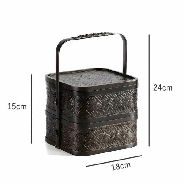 行楽弁当箱 竹籠