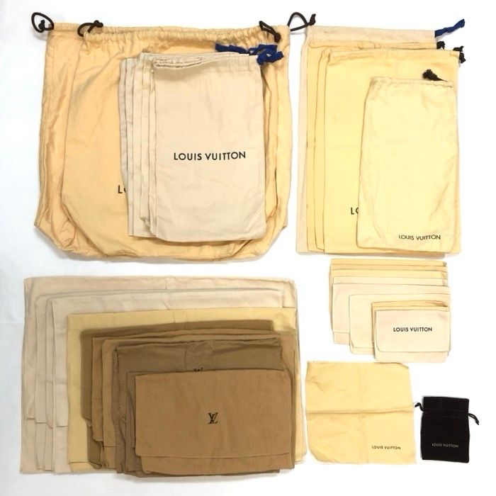 LOUIS VUITTON ルイ ヴィトン 保存袋 クロス 35点セット バッグ 靴 財布
