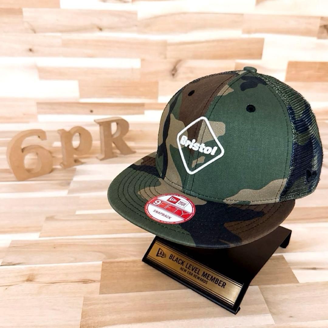 ニューエラ エフシー ルブリストル 迷彩カモ柄 キャップ カーキ 茶