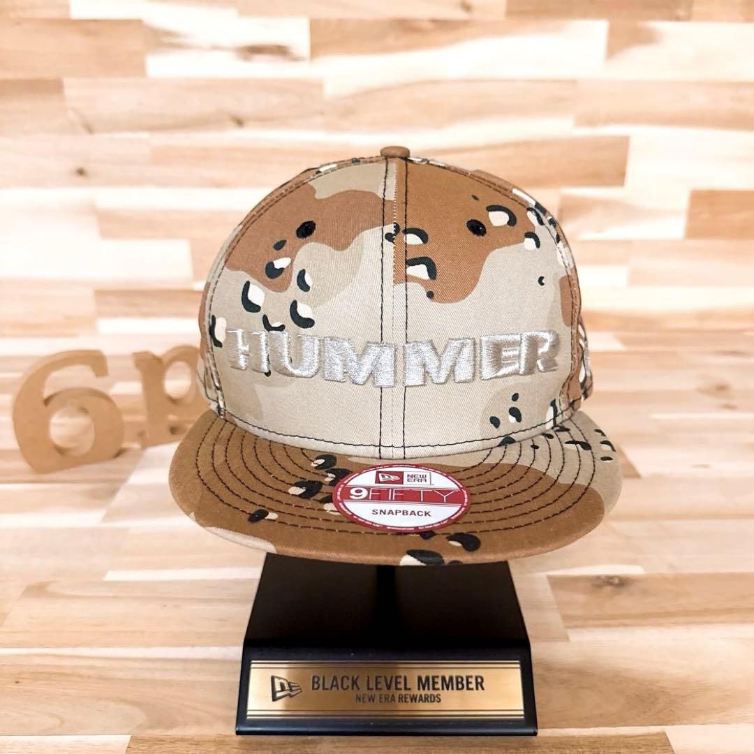 ニューエラ×ハマー コラボ キャップ SUV カーキ×ベージュ