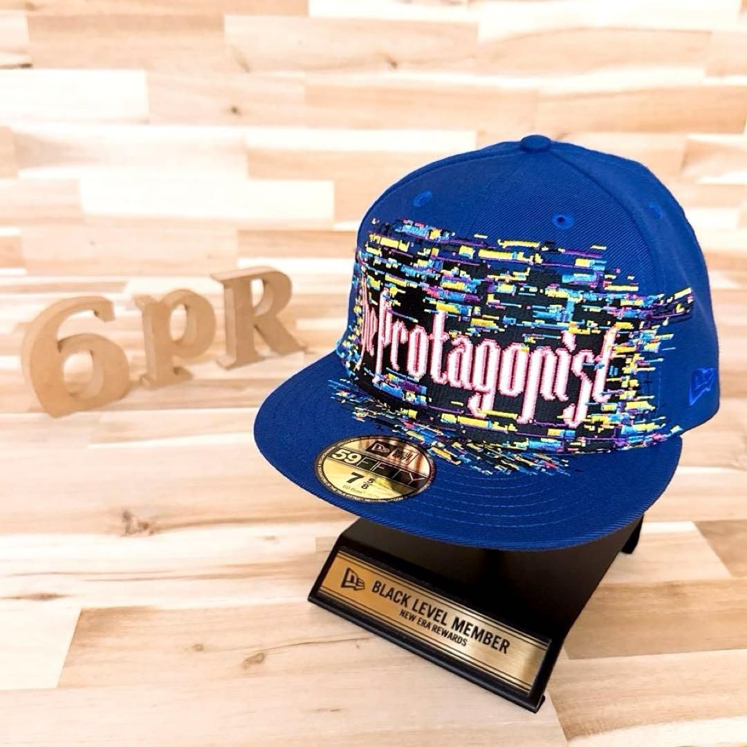 激 ニューエラ×スワッガー コラボ デジタル ノイズ キャップ 青