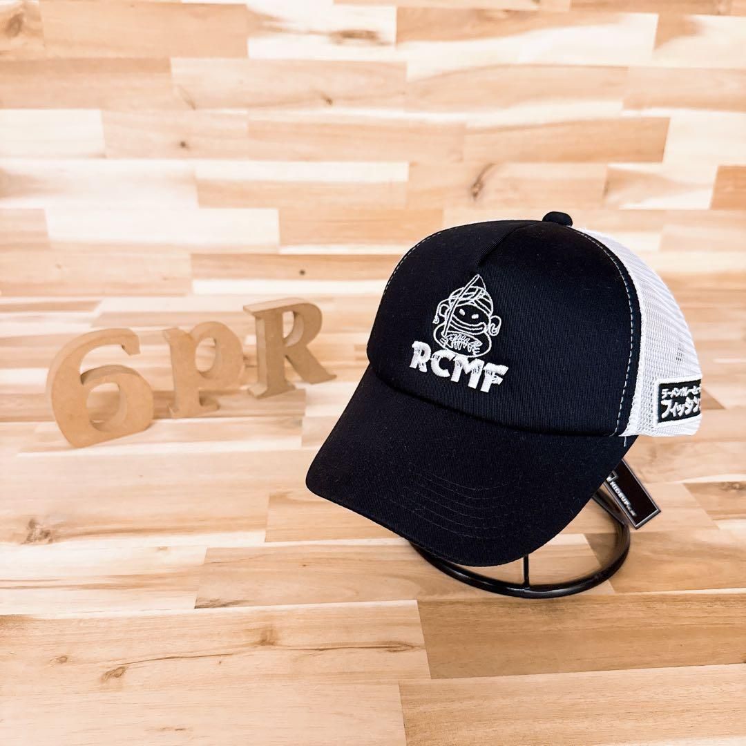 激 ハイドアップ×奥田民生 コラボ RCMF キャップ 黒×白