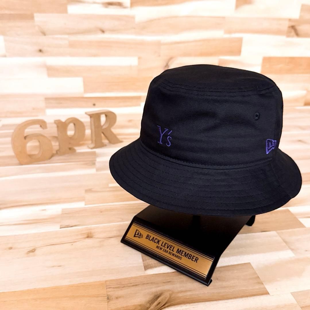 ニューエラ ワイズ コラボ パープル ロゴ ハット 黒 紫