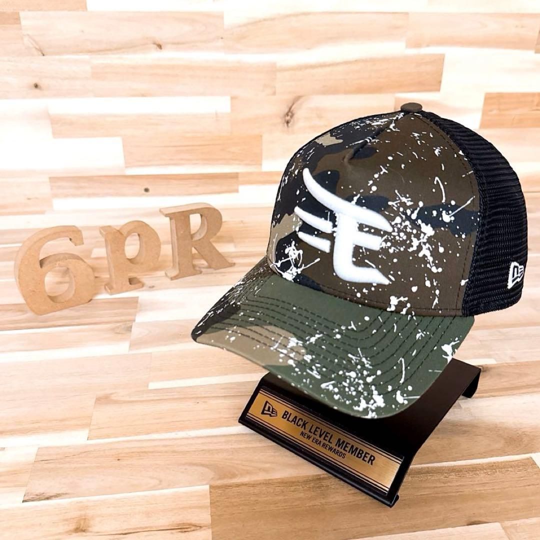 激 ニューエラ×楽天イーグルス コラボ 迷彩カモ柄キャップ カーキ